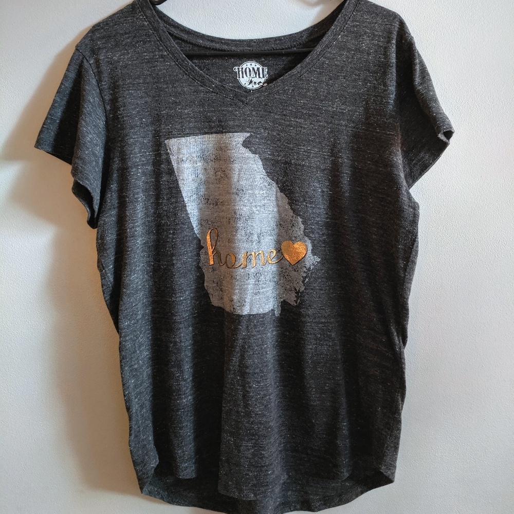Georgia Outline Home Tshirt